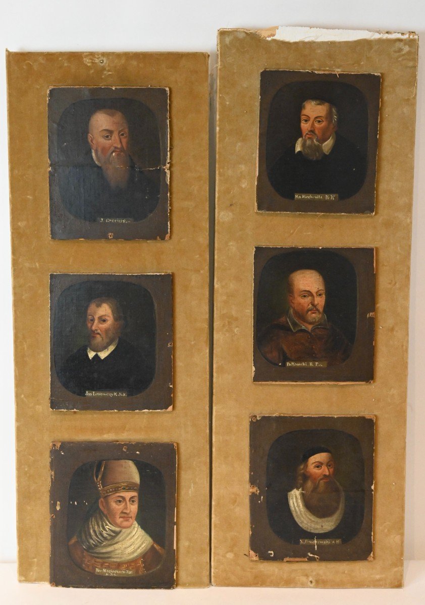 Portraits Of High Prelates - Poland 18th Century